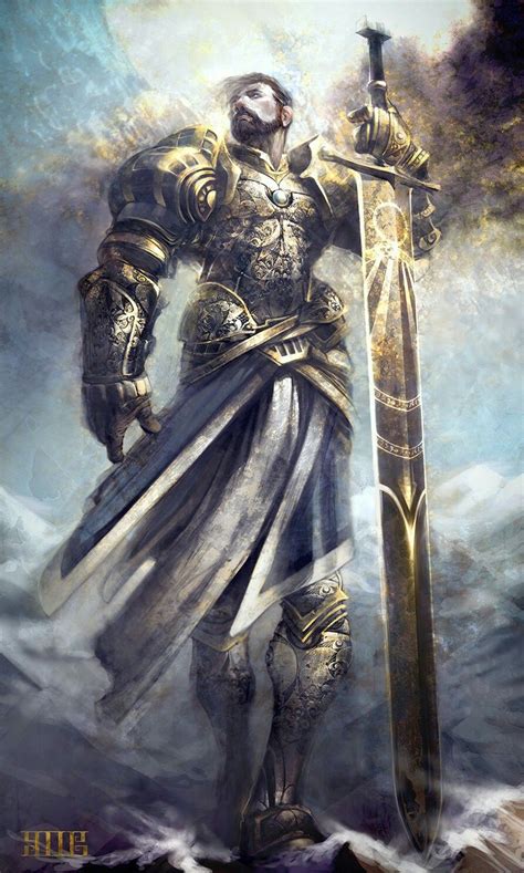 Holy Knight Character Art Concept Art Characters Fantasy Artwork