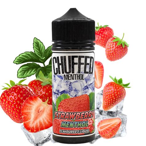 Chuffed Strawberry Menthol Ml Booster Elixir Vaper Shop Y