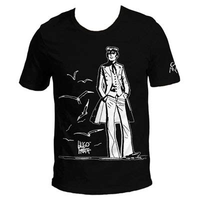 T Shirts Corto Maltese Par Le Dessinateur Hugo Pratt