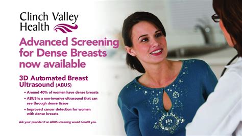 Clinch Valley Health Now Offering Automated Breast Ultrasound System