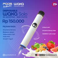 Jual Aneka Waka Vape Terlengkap Harga Murah Maret 2024