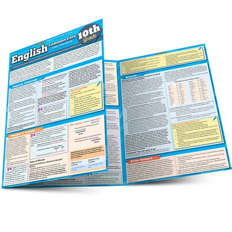 Quickstudy English Common Core 10th Grade Laminated Study Guide