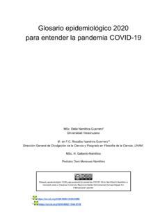 Glosario epidemiológico 2020 para entender la pandemia glosario