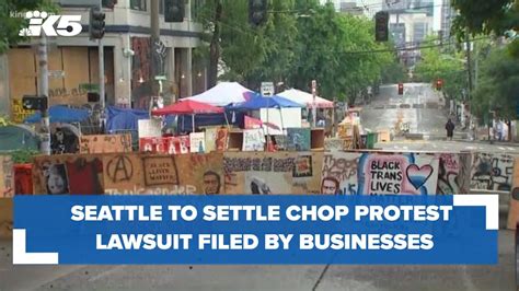 Seattle To Settle Lawsuit Filed By Capitol Hill Businesses Over Chop Response Youtube