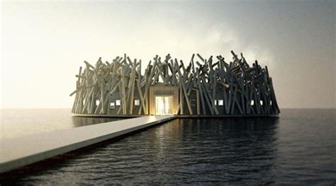 Floating Hotel in Sweden Is an Eco-Friendly Winter Wonderland