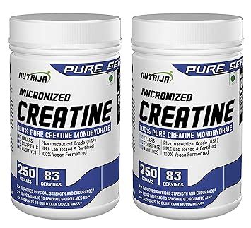 Nutrija Micronized Creatine Monohydrate Powder Gm X Amazon