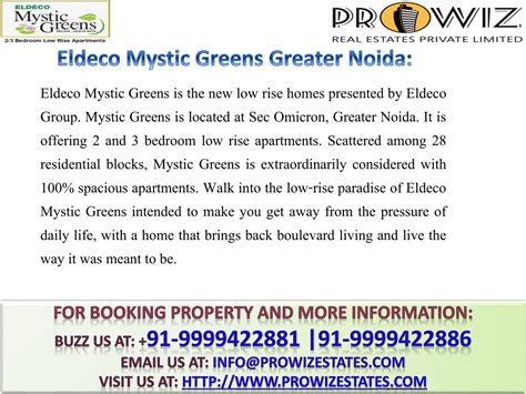 Eldeco Mystic Greens Greater Noida 7