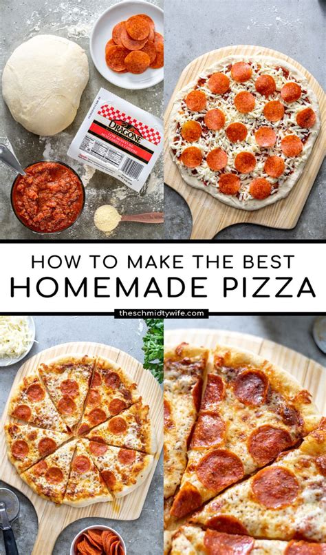 How To Make The BEST Homemade Pizza The Schmidty Wife Best Homemade