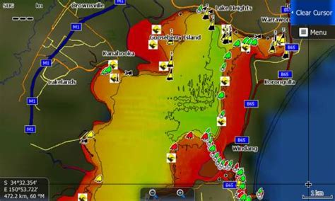 Lake Illawarra Map Card - Charted Waters