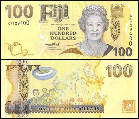 Banknote World Educational Fiji Dollar System P P New Fiji