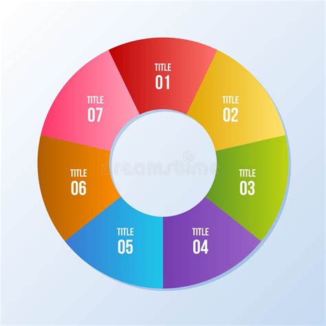 Kreisdiagramm Kreisen Infographic Oder Kreisdiagramm Ein Vektor