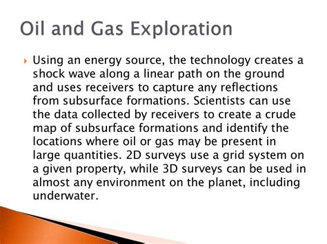 Seismic Surveys in Oil and Gas Exploration