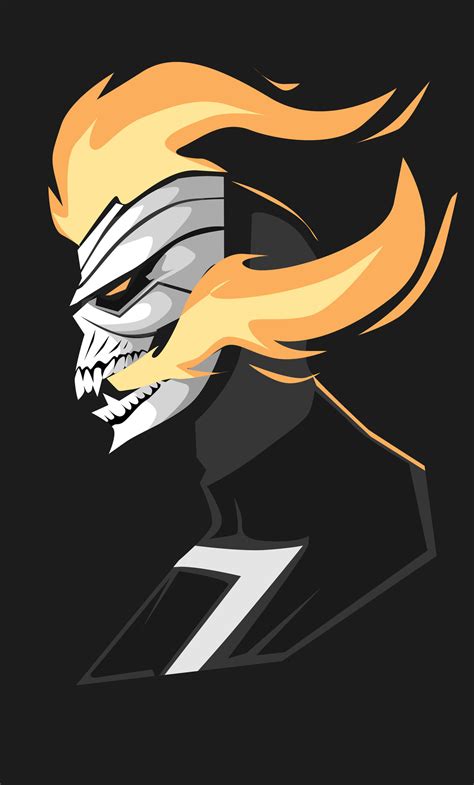 1280x2120 Ghost Rider 4k Minimalism Iphone 6 Hd 4k Wallpapersimages