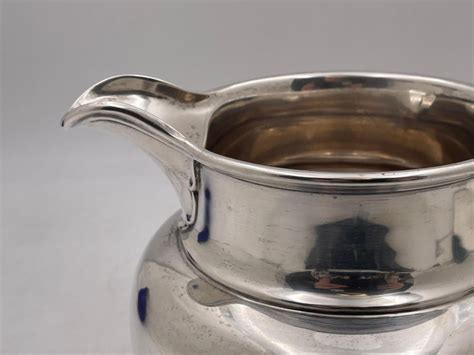 Dominick And Haff Sterling Silver Water Bar Pitcher In Art Deco Style