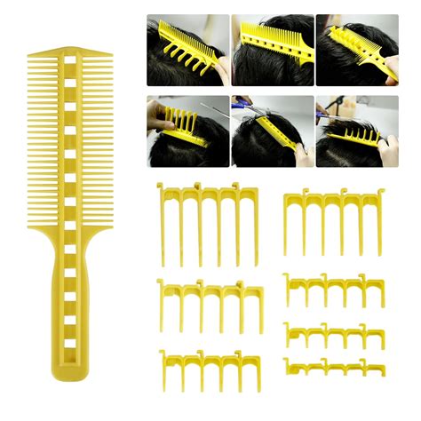 Scissor Clipper Over Comb Hair Cutting Tool Barber Haircutting Pro Kit