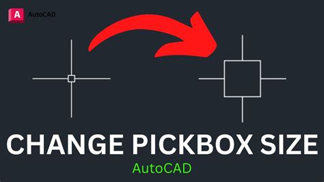 Change Your Cursor Pickbox Size Autocad Youtube