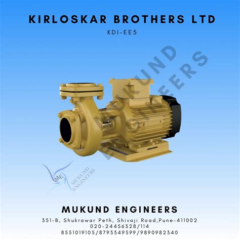 Kdi Ee Kirloskar Monoblock Water Pumps Phase At Piece