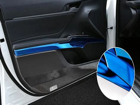 Car Styling Side Edge Door Anti Kick Panel Protection Pad Trims Cover