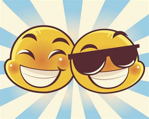 emoji faces expression funny smiling and emoticon sunglasses 3382078 Vector Art at Vecteezy