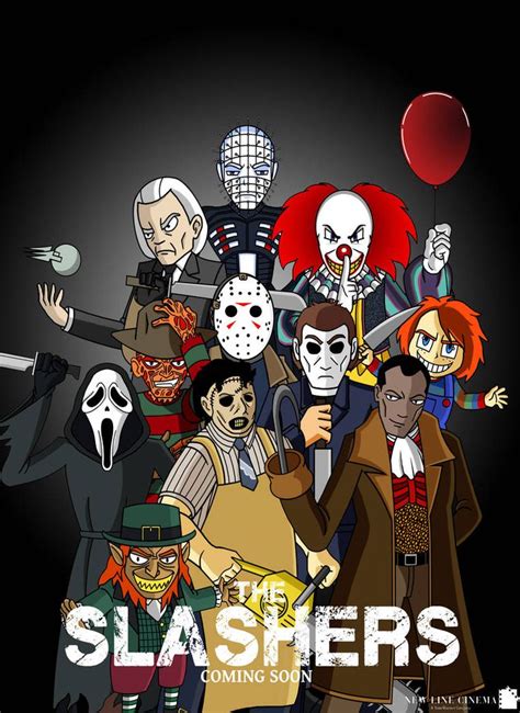 The Slashers By Mobianmonster On Deviantart Slasher Horror Movie Art