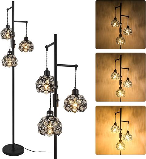 Stepeak Dimmable Tree Floor Lamp Industrial Floor Lamp For Living Room