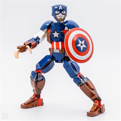 Très vite testé LEGO Marvel 76258 Captain America Construction Figure