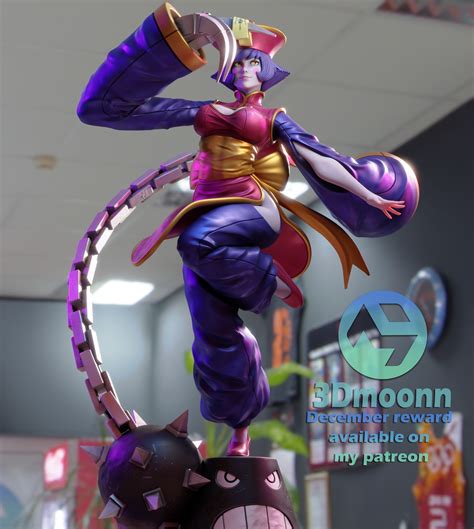 Hsien Ko Darkstalkers Stl D Model D Printable Cgtrader