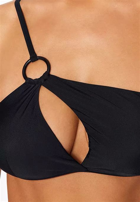 Buy Trendyol One Shoulder Cutout Window Bikini Top Online Zalora Malaysia