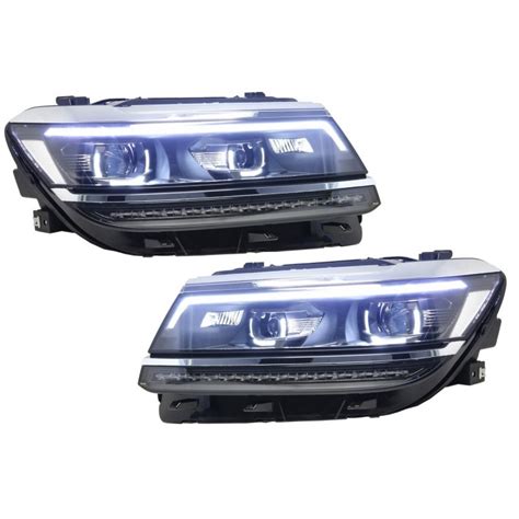 Faros Led Vw Tiguan Mk Look Rline