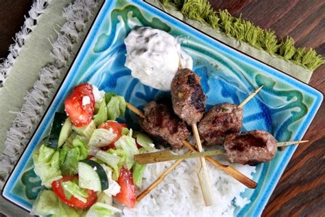 Lamb Kofta With Greek Yogurt Sauce Recipe Girl