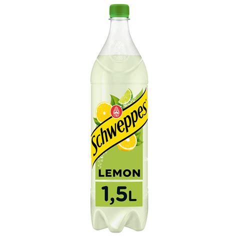 SCHWEPPES Boisson gazeuse saveur citron citron vert 1 5l pas cher à