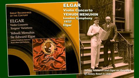 Elgar Violin Concerto Op Yehudi Menuhin London Symphony