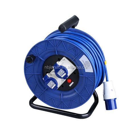 Iec 60309 Plug 16 Amp 2 Way Outlet Cable Reel Buy Eu Cable Reel