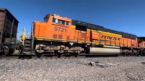 BNSF 5715 Leading SB Loaded Energy Coal Train With H3 MACe DP