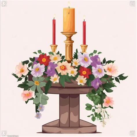 Flower Candle Clipart Images | Free Download | PNG Transparent ...