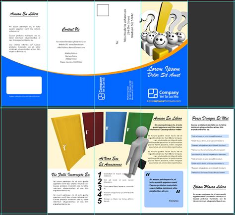 Free Double Fold Brochure Templates - Nisma.Info