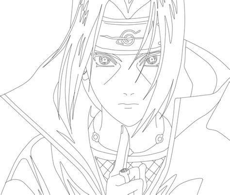 Itachi Akatsuki Coloring Pages