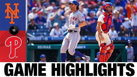 Mets vs. Phillies Game 1 Highlights (8/20/22) | MLB Highlights - Win ...