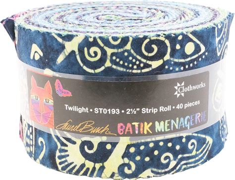 Amazon Laurel Burch Batik Menagerie Twilight Strip Roll