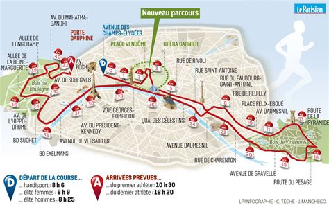 Marathon De Paris Pourquoi Le Parcours Change Cette Année Le Parisien