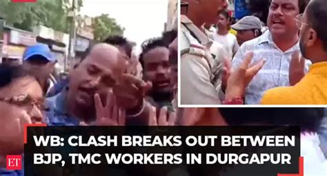 Lok Sabha Polls Phase Clash Breaks Out Between Bjp Tmc Workers