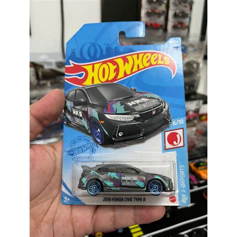 Hot Wheels Honda Civic Type R HKS Shopee Malaysia