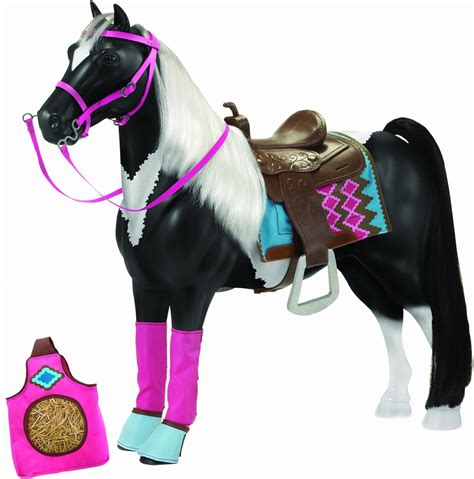 Amazon.com: Our Generation American Paint Horse For 18" Dolls : Toys & Games