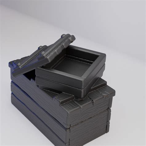 Hot Goblin 小さな箱 ミニチュア ホットゴブリン TRPG 宝箱 小道具