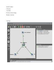 CYB 220 GNS3 Sandboxing Part One David Carithers Docx David Carithers