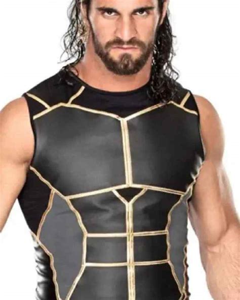 WWE Seth Rollins Leather Vest | MovieLeatherjacket