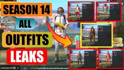 Season All Outfits Leaks Pubg Mobile Lite Season Winner Pass