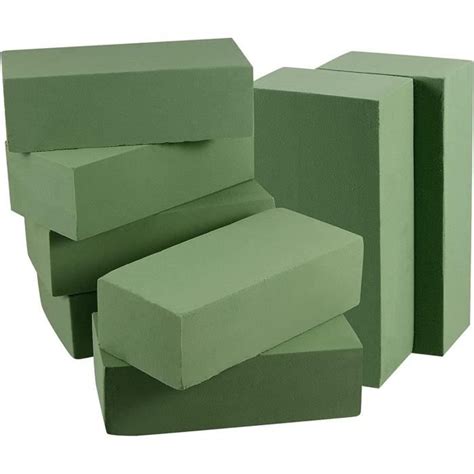 Mukchap Lot De Blocs De Mousse Florale S Che X X Cm Blocs