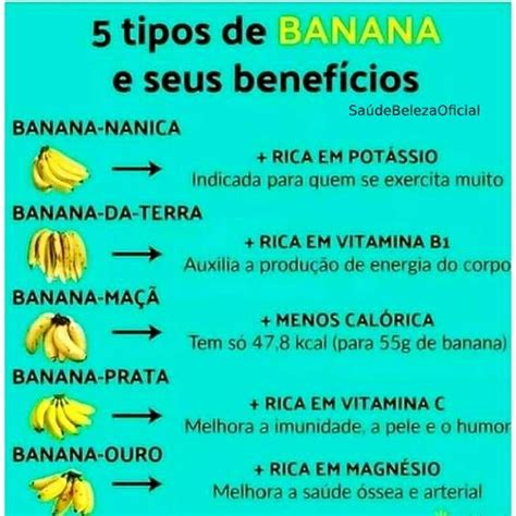 Tipos De Banana E Suas Propriedades Nutricionais Tipos De Banana