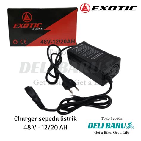 Jual Exotic Charger Sepeda Listrik V Ah Pengisi Daya Baterai